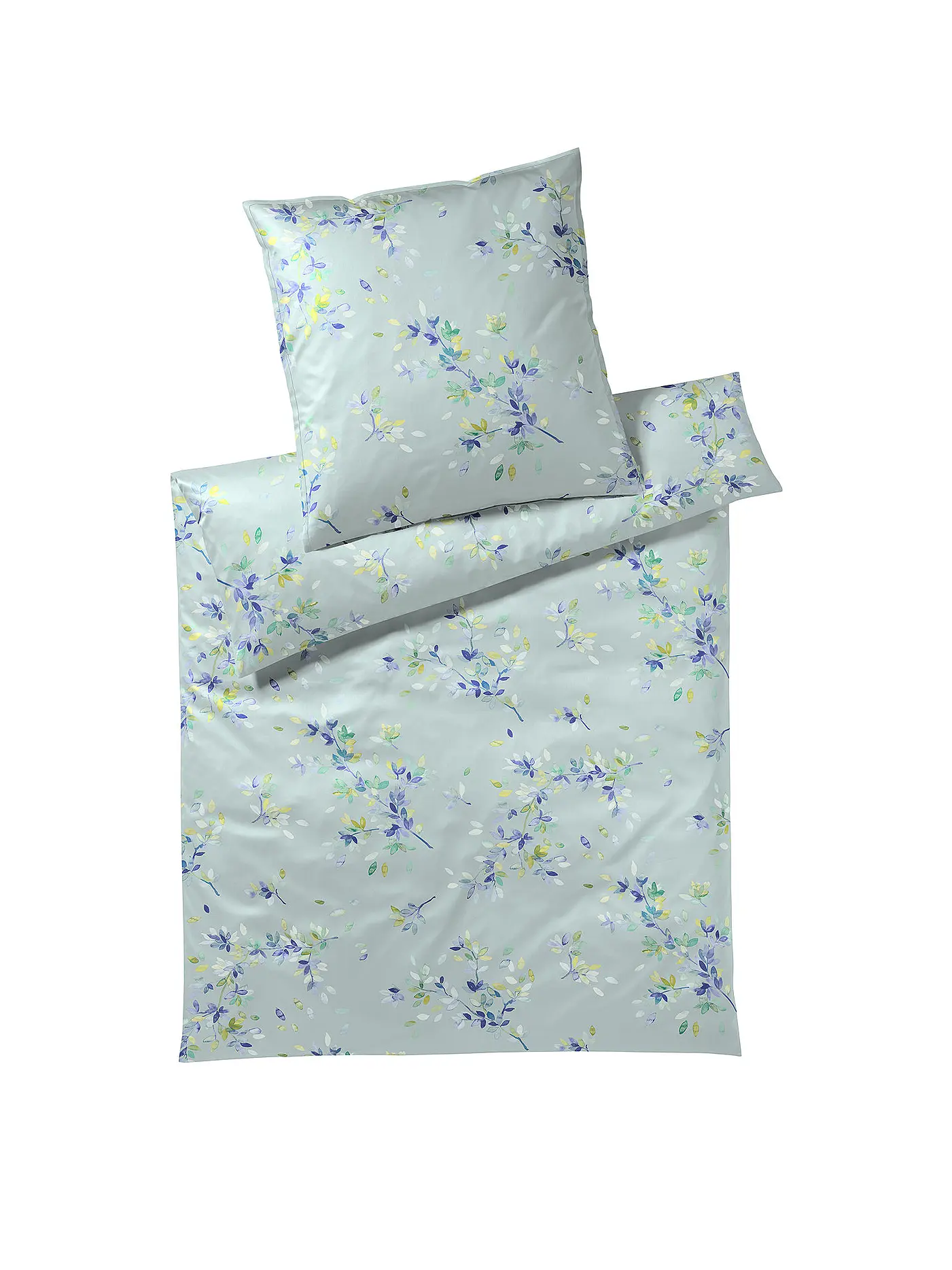 ELEGANTE | Satin Bettwäsche 70x90cm/140x200cm Light Mint | 